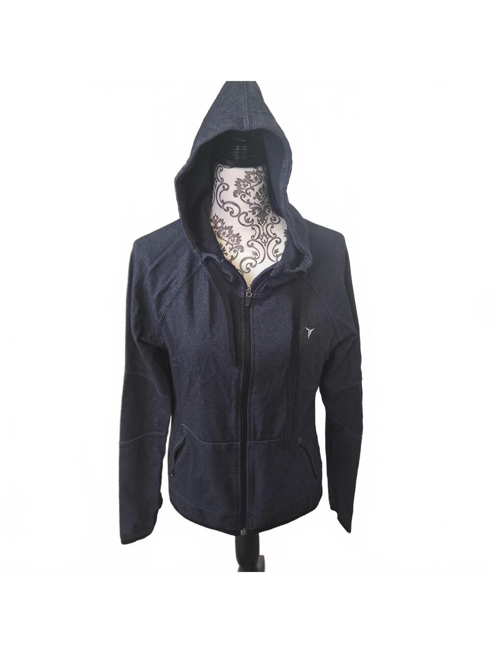 Danskin Black Full Zip Hooded Jacket